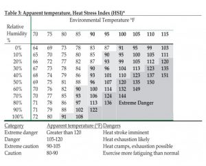 Heat Stress Policy